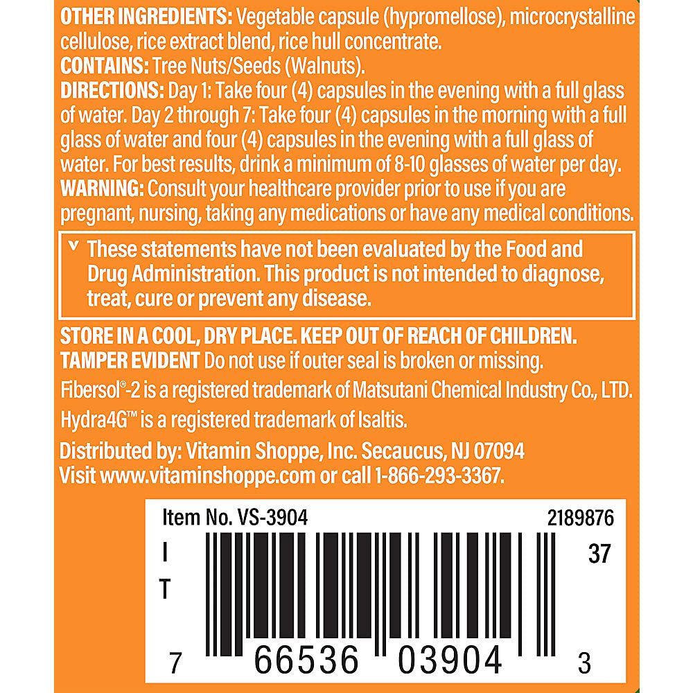 The Vitamin Shoppe Men's 7-Day Cleanse - Detox Formula | with Probiotics & Electrolytes | 52 Vegetable Capsules | Gentle Wellness