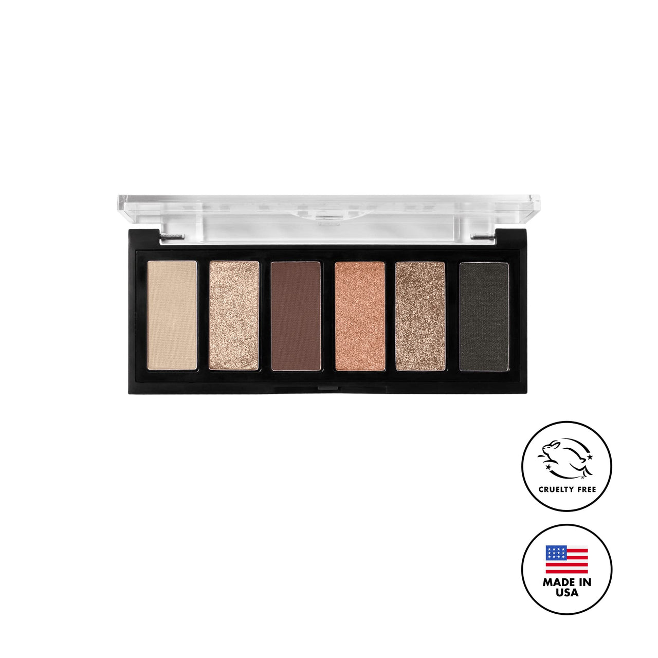 Milani Gilded Mini Eyeshadow Palette with 6 Matte & Shimmer Hues - Call Me Old-Fashioned