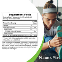 Thumbnail for NaturesPlus Liquid Sunshine Vitamin D3 - 16 fl oz - Tropical Citrus Flavor - Bone Health & Immune System Support - Vegetarian - 32 Servings