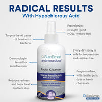 Thumbnail for SkinSmart Facial Cleanser for Breakouts, Targets Bacteria for Post-Workout Pimples, Blemishes and Sweat Irritation; 8 oz Spray, Safe for All Ages: Adults and Teens