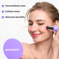 Thumbnail for Wonderskin Cream Blush Stick pH-Activated - pHlush Stick Multi-Use, Blush for Cheeks and Lips, Cooling Nourishing Color-Adjusting Makeup