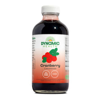 Thumbnail for Dynamic Health Pure Cranberry Juice Concentrate, Unsweetened, Natural Antioxidant Support, No Added Sugar, 8 Fl oz