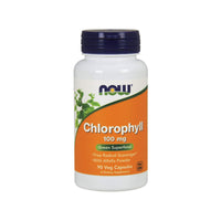 Thumbnail for NOW Foods Supplements, Chlorophyll 100 mg with Alfalfa Powder, Green Superfood, 90 Veg Capsules