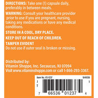 Thumbnail for The Vitamin Shoppe Taurine 500mg with B6 - Cardiovascular & Antioxidant Support | Free-Form Amino Acid | 100 Capsules | Cellular Health