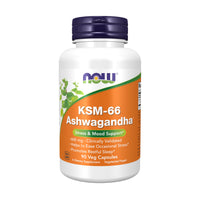 Thumbnail for Now Supplements, KSM-66 Ashwagandha®, Stress and Sleep Support, 90 Veg Capsules