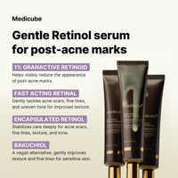 Thumbnail for Medicube Deep Reviving Bakuchiol Retinol Facial Serum - Anti-Aging 4th Gen Retinol & Bakuchiol - Targets Fine Lines, Uneven Skin Tone, Blemish Scars - Korean Skin Care, Low Irritant, 1.01 oz