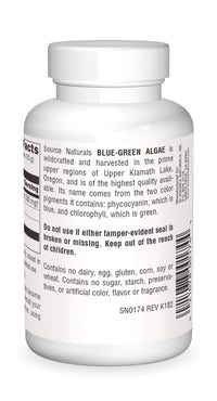 Thumbnail for Source Naturals Blue-Green Algae from Klamath Lake, with Phycocyanin and Chlorophyll - 2oz Powder