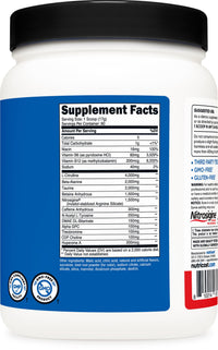 Thumbnail for Nutricost Pre-X Xtreme Pre-Workout Complex Powder, Fruit Punch, 60 Servings, Vegetarian, Non-GMO and Gluten Free