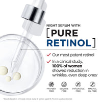 Thumbnail for L'Oreal Paris Revitalift 0.3% Pure Retinol Night Serum, Reduce Deep Wrinkles, Fragrance Free 1 oz + Moisturizer Sample