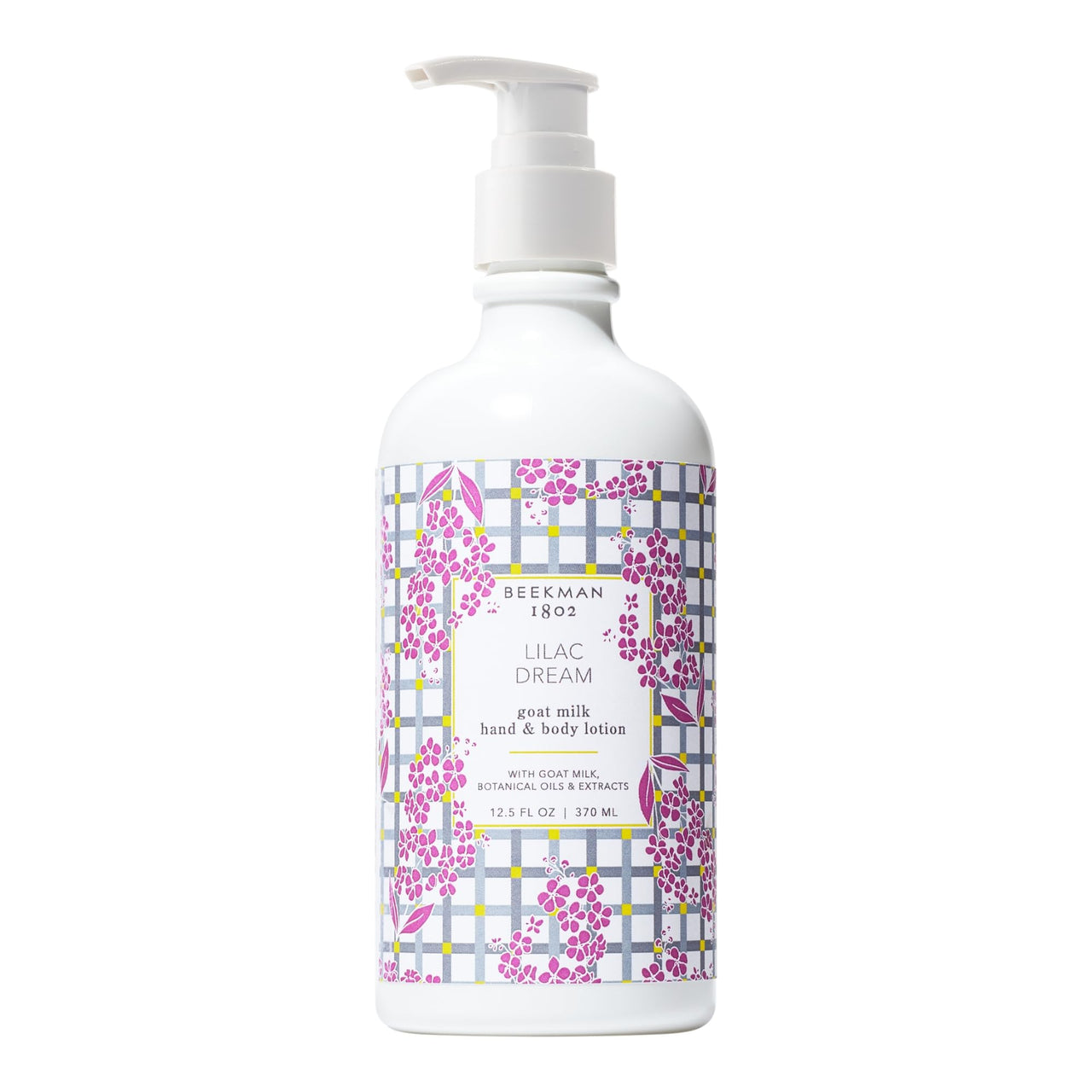 Beekman 1802 Goat Milk Body Lotion, Lilac Dream - Scented - 12.5 oz - Hydrating & Deeply Moisturizing - With Shea Butter & Jojoba Seed Oil - Good for Sensitive Skin - Cruelty Free