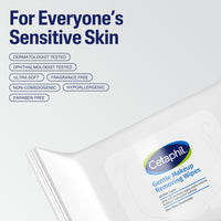 Thumbnail for Cetaphil Gentle Makeup Removing Face Wipes, Daily Cleansing Facial Towelettes Gently Remove Makeup, Fragrance and Alcohol Free, 25 Count