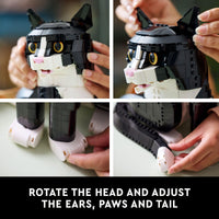 Thumbnail for LEGO Ideas Tuxedo Cat - Building Sets for Adults, Ages 18+ - DIY Crafts Kit for Home Decor, Living Room or Bedroom - Gift for Animal Lovers - 21349