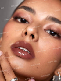 Thumbnail for SHEGLAM Glaze Daze Lip Gloss Shiny Tinted Lip Gloss High Gloss Finish Plumping Lip Care Nourishing Not Easy to Fade Liquid Lip Cosmetics-Grape Juice