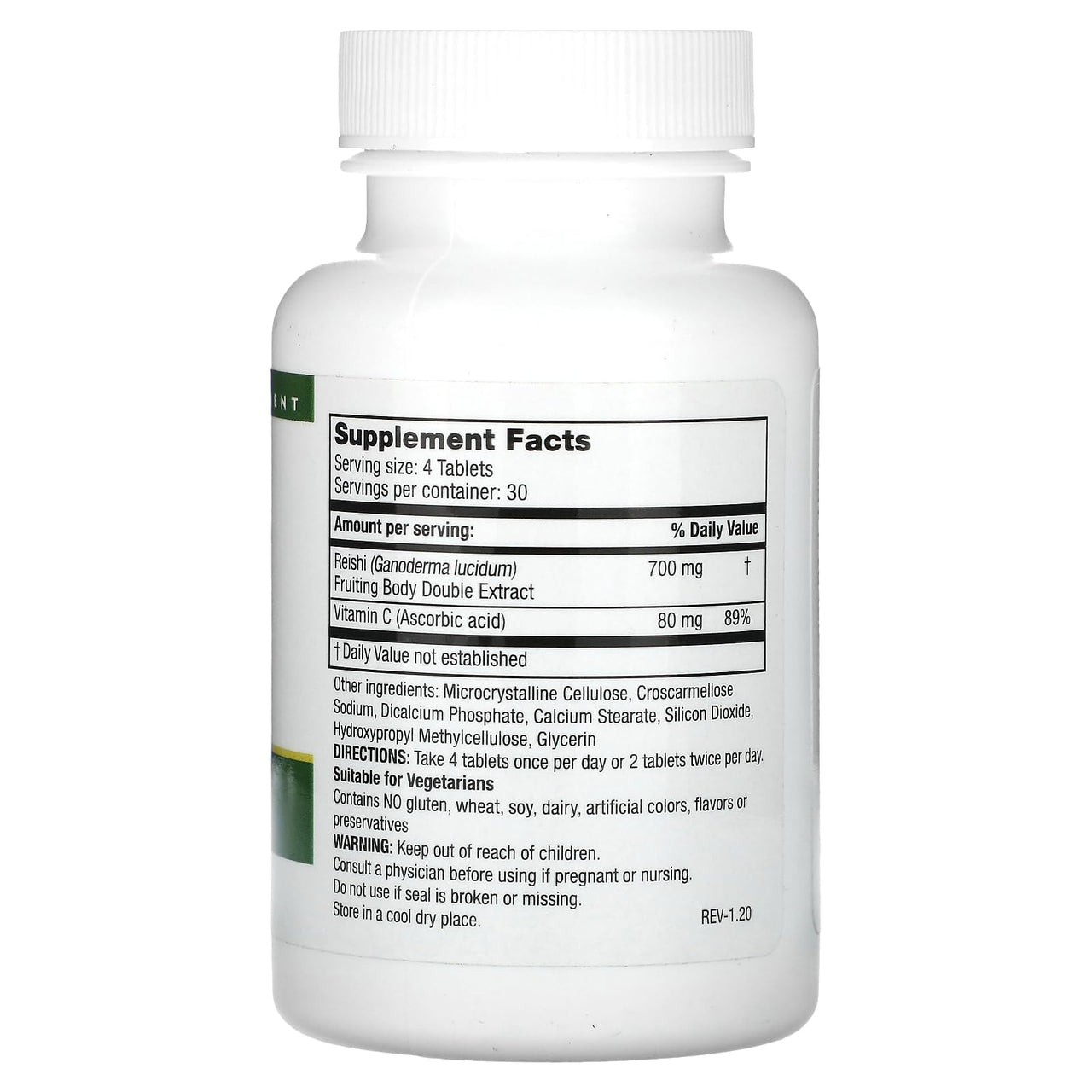 Mushroom Wisdom Super Extract, Reishi, 120 Count