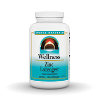 Thumbnail for Source Naturals Wellness Zinc Lozenges, Peach-Raspberry Flavord Immune Support, 23mg - 120 Lozenges