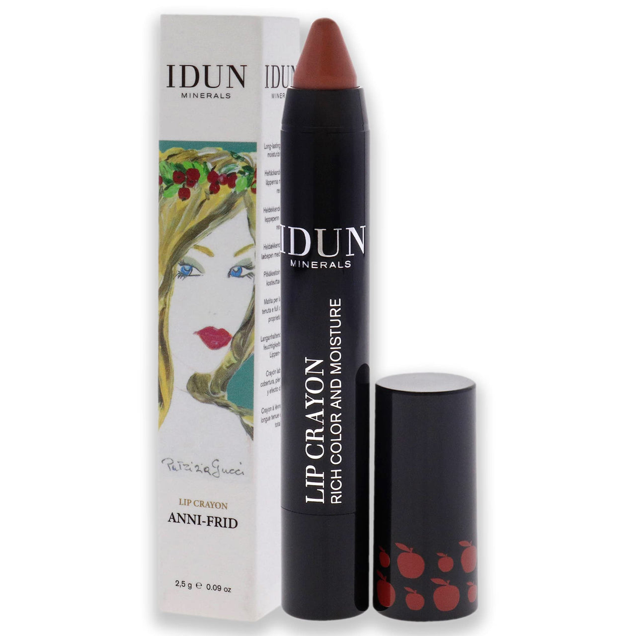 Lip Crayon - 402 Anni-Frid by Idun Minerals for Women - 0.09 oz Lipstick