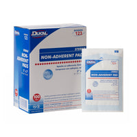 Thumbnail for Dukal Sterile Non-Adherent Dressing Rectangle 2 x 3 123 100 per Box