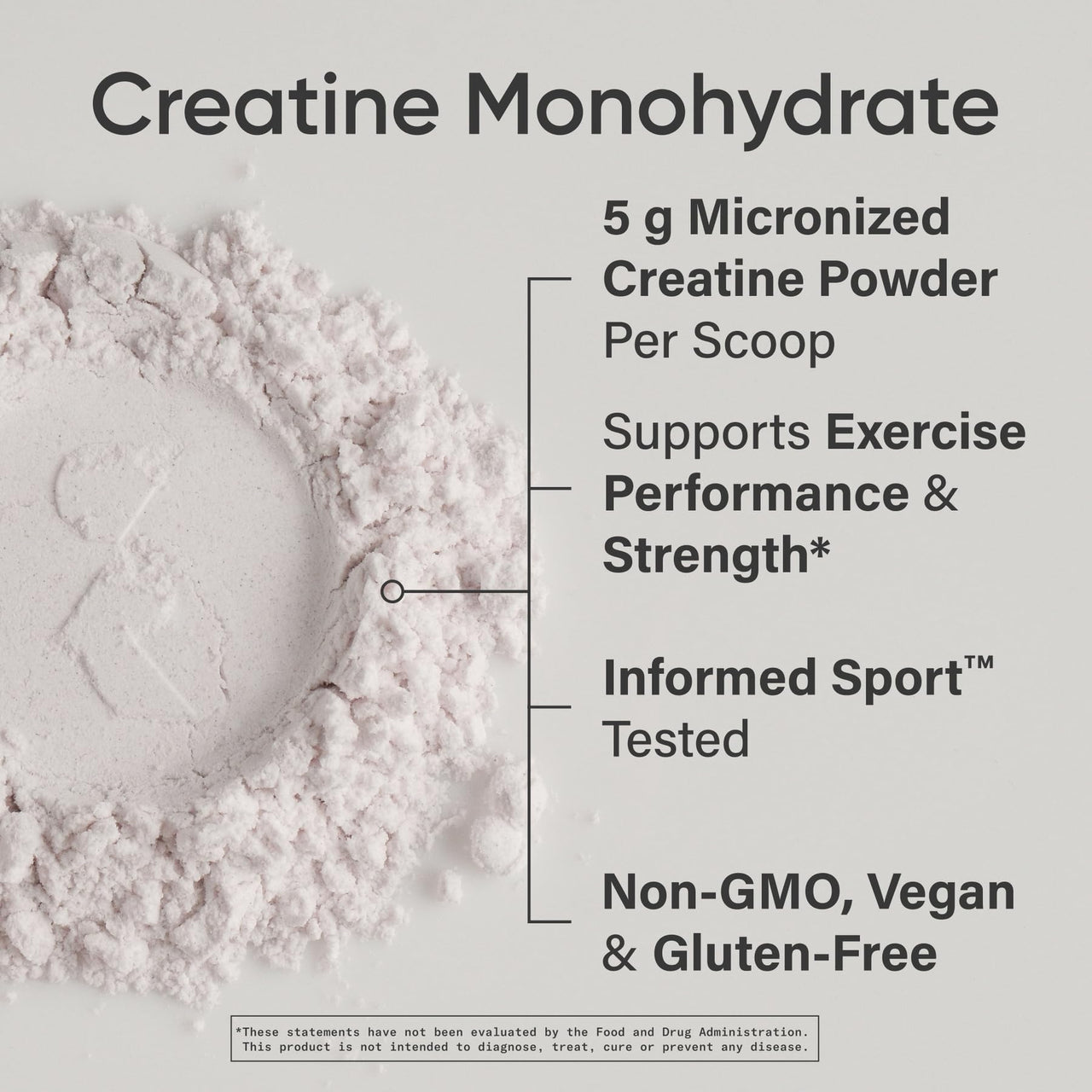 Sports Research® Creatine Monohydrate - Gain Lean Muscle, Improve Performance and Strength and Support Workout Recovery* - 5 g Micronized Creatine, Fruit Punch Flavor - 25 Servings