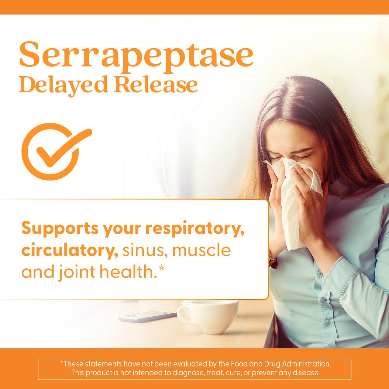 Doctors BEST Serrapeptase, 40,000 SPU, Supports Sinus Health, Non-GMO, Vegan 90 Veggie Caps