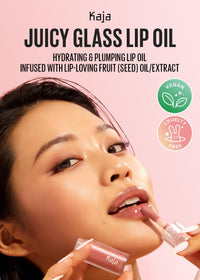Thumbnail for Kaja Juicy Glass Lip Plumping Oil | 08 Cherry Cola | Hydrating, Feel Plumped and Lightweight with Vitamin Tree Fruit Oil, Vegan, Cruelty-Free, Clear Tint Stain Shine Gloss Plumper, Mother's Day