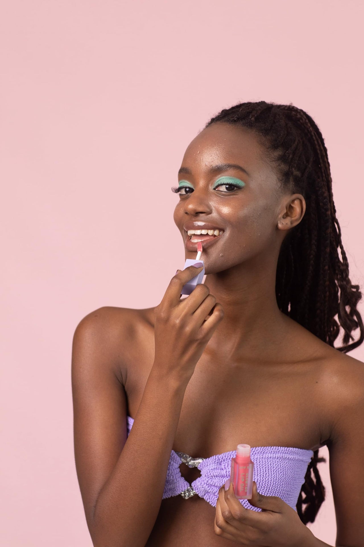 Naked Sundays SPF 50 Glow & Go Lip Oil – Watermelon | Lip Oil with Broad Spectrum SPF, Hydrating & Nourishing Lip Protection – 4.5ml