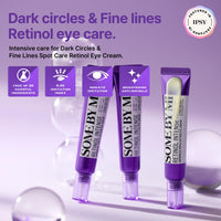 Thumbnail for SOME BY MI Retinol Intense Advanced Triple Action Eye Cream – 1.01Oz, 30ml – Korean Retinol Under Eye Cream Anti Aging for Fine Lines – Brightens Dark Circles & Smooths Skin Texture – Korean Skin Care