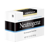 Thumbnail for Neutrogena Original Transparent Facial Cleansing Bar, Fragrance-Free Glycerin Face Wash Bar Soap for Gentle Daily Cleansing, Hypoallergenic & Dye-Free Pure Facial Soap, 3.5 oz