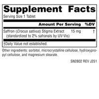 Thumbnail for Source Naturals Serene Science Saffron Extract, for Mood Support* - 15 mg - 60 Tablets