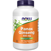 Thumbnail for NOW Foods Supplements, Panax Ginseng (Root) 500 mg, Adaptogenic Herb*, 250 Veg Capsules