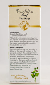 Thumbnail for Celebration Herbals Dandelion Leaf Tea Bags 24 Count