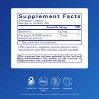 Thumbnail for Pure Encapsulations Betaine HCl Pepsin - Digestive Enzymes Supplement for Digestion Aid & Support, Stomach Acid & Nutrient Absorption* - 250 Capsules