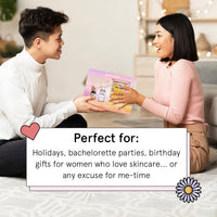 Thumbnail for grace & stella Award-Winning Skin Care Set - Gifts for Women - Travel Essentials with Gold Eye Masks, Hyaluronic Acid Serum & Rose Spray, Beauty Gift Set - Birthday & Bachelorette Favors
