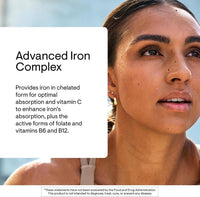 Thumbnail for THORNE - Advanced Iron Complex (Formerly Ferrasorb) - Complete Blood Support Formula* - Elemental Iron, Folate, B and C Vitamins for Optimal Absorption - Gluten, Dairy & Soy-Free - 60 Servings
