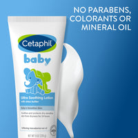 Thumbnail for Cetaphil Baby Ultra Soothing Lotion with Shea Butter, Moisturize and Soothe Dry Skin,8 oz