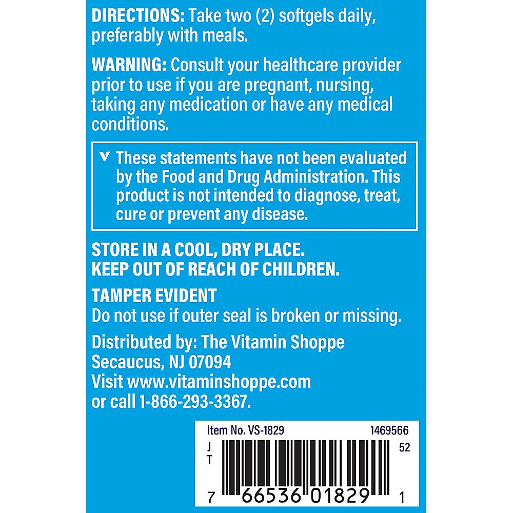 The Vitamin Shoppe Brand Vitamin C 1000 mg Capsules with Antioxidants, Immune & Collagen Production Support Supplement for Men and Women, Sugar & Gluten Free, Vegetarian, Non GMO, 300 Softgels