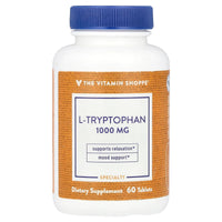 Thumbnail for The Vitamin Shoppe L-Tryptophan 1,000MG, Supports Relaxation, Positive Mood & Sleep (60 Tablets)