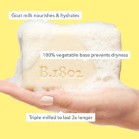 Thumbnail for Beekman 1802 Goat Milk Soap Bar with Botanical Oils & Shea Butter - 9 oz - Gently Moisturizes, Exfoliates, and Nourishes for Soft, Healthy Skin - Cruelty-Free