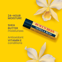 Thumbnail for Burt's Bees Lip Balm - Vanilla Bean, Lip Moisturizer With Responsibly Sourced Beeswax, Tint-Free, Natural Origin Conditioning Treatment, 2 Tubes, 0.15 oz.
