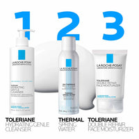Thumbnail for La Roche-Posay Toleriane Hydrating Gentle Face Cleanser, Hydrating Facial Cleanser With Niacinamide + Ceramides, Daily Face Wash For Dry Skin To Normal Skin, Sensitive Skin Tested, Fragrance Free