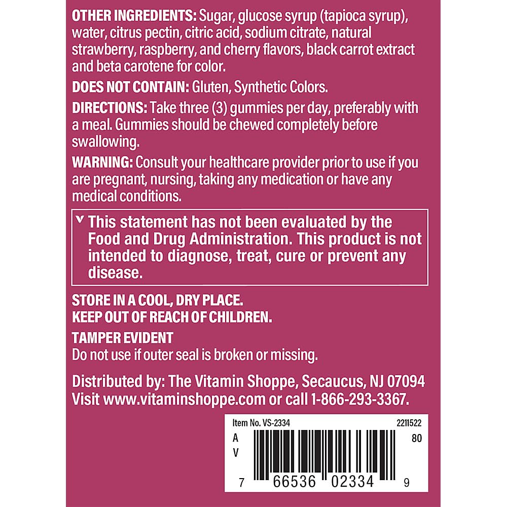 Women's Multi Gummies - Multivitamin for Energy Production Support - Assorted Fruit Mix (120 Gummies)