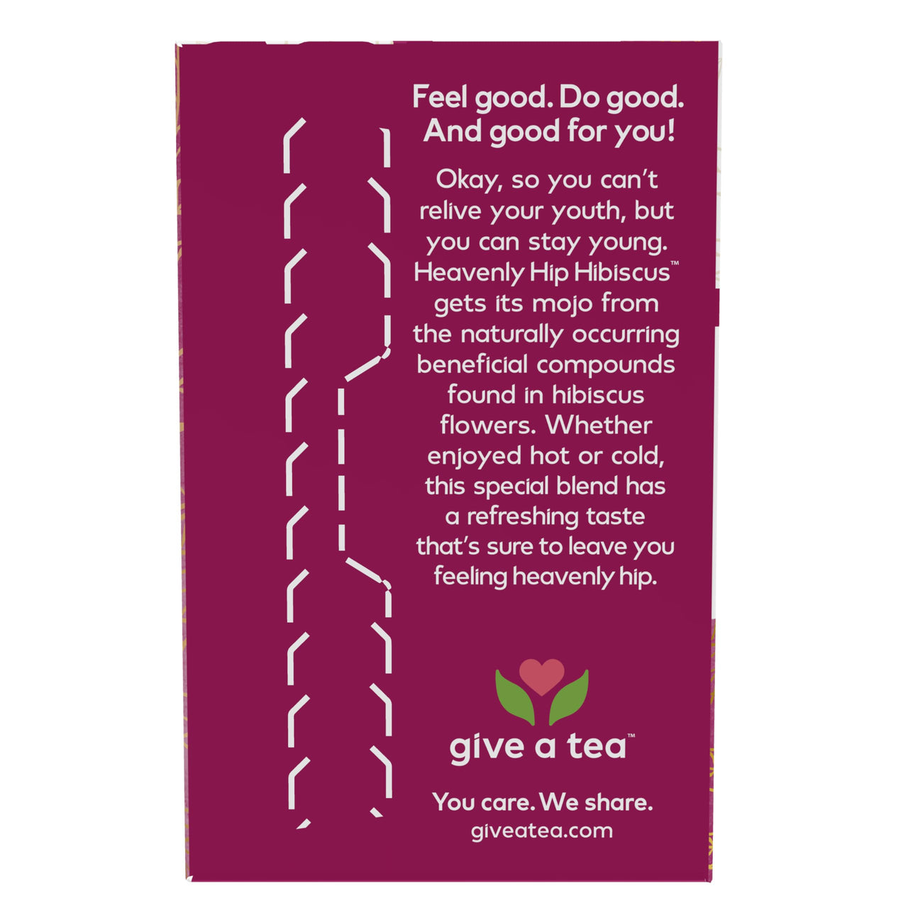 NOW Give a Tea®, Heavenly Hip Hibiscus™, Herbal Punch Tea, Everyday Wellness with the Refreshing Punch of Hibiscus Flowers, Caffeine Free, 24 Tea Bags