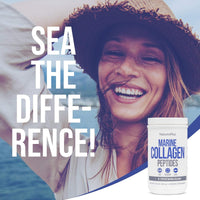 Thumbnail for NaturesPlus Marine Collagen Peptides, Unflavored - 0.54 lb - Hair, Skin, Nail & Joint Health, Immune System Support - Gluten Free, Non-GMO - 20 Servings