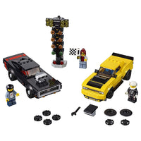 Thumbnail for LEGO Speed Champions 2018 Dodge Challenger SRT Demon and 1970 Dodge Charger R/T 75893 Building Kit (478 Pieces)