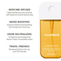 Thumbnail for Touchland Hydrating Body & Hair Fragrance Mist, Mango Mojo, 2 FL. OZ. Travel Size Body Spray