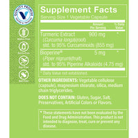 Thumbnail for The Vitamin Shoppe Triple Strength Turmeric with Curcumin 900mg, Supports Joint Mobility, Provides Antioxidant Benefits & Includes 5mg Bioperine for Nutrient Absorption (120 Vegetarian Capsules)