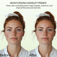 Thumbnail for 3 In 1Primer for Face Before Makeup,Sunscreen Isolation Cream, SPF 50, One Step Color Corrector Face Primer, Blurs Imperfections Oil Control & Moisturizing Skin Tone Correcting,Radiance Skin