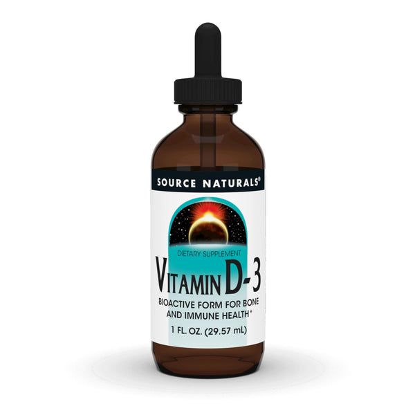 Source Naturals Vitamin D-3 Liquid Drops 2000 iu Supports Bone & Immune Health* - 1 Fluid oz