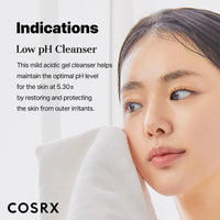 Thumbnail for COSRX Low pH Good Morning Gel Face Cleanser, 5.07 fl oz, BHA Face Wash, Daily Mild Face Cleanser for Sensitive Skin, PH Balancing, Korean Skin Care, Korean Face Wash