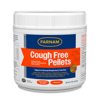 Thumbnail for Farnam Cough Free Horse Supplement Pellets, Respiratory Support for Seasonal Allergies, Stable Cough, Lung Support Supplement, Show Safe, Herbal Formula, 2.5 lbs, 70-Day Supply