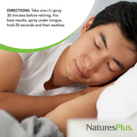 Thumbnail for NaturesPlus Melatonin Spray, Natural Peppermint Flavor - 2 fl oz - with Vitamin B6 & E - Vegetarian, Gluten Free - 80 Servings